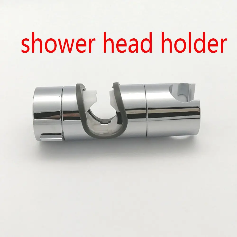 Cheap ABS Chrome Up-down Base Bracket Slide Clamp Adjustable Shower Head Holder