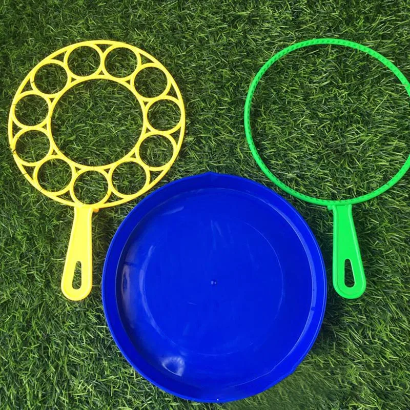 Soap Bubble Machine Blowing Bubble Plate Navy Blue Soap For Children Gift Big Dish Bubble Set Blower Maker Bubble Outdoor Toys 4