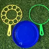 Soap Bubble Machine Blowing Bubble Plate Navy Blue Soap For Children Gift Big Dish Bubble Set Blower Maker Bubble Outdoor Toys 4