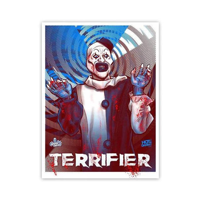 Terrifier Movie Poster Classic Film Hd Picture Wall Art Prints Mural Canvas Painting Living Room Home Decoration Posters Cuadros Peckshirt