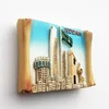 Middle East Saudi Arabia Fridge Magnet Bahrain Dammam Madinah Makkah Buraydah Tourism Decoration Resin Refrigerator Sticker 5