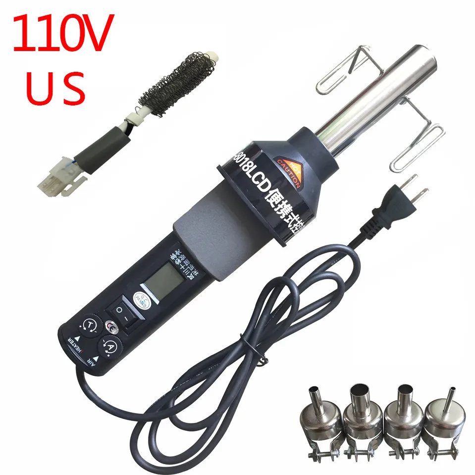 best electric planer Original Product 220V /110v 450W 450 Degree  Adjustable Electronic Heat Hot Air Gun 8018LCD Desoldering Soldering Station+Heater best orbital polisher Power Tools