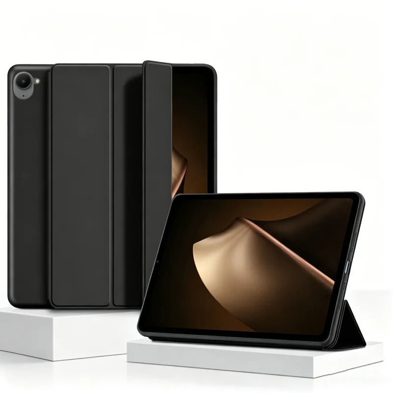 Compact Folding PU Leather Stand Protective Case