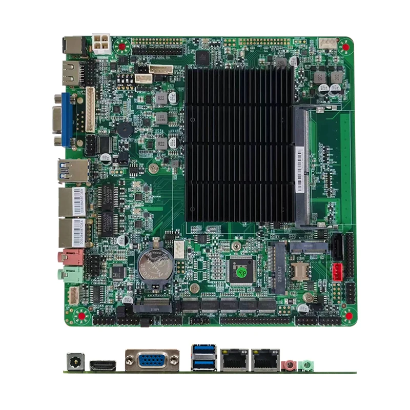 BKHD ITX60D-L26 ITX Motherboard Intel CELERON 11th Gen J6412 Processor Industrial PC VGA HD-MI DC 12V