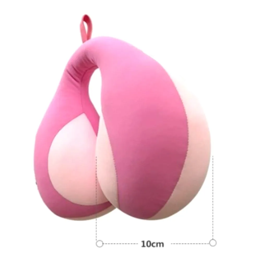 Children Neck Pillow Contrast Color Splicing Travel Sleeping U-shaped Pillows Comfortable Baby's Car Safety Seat Pillow 5