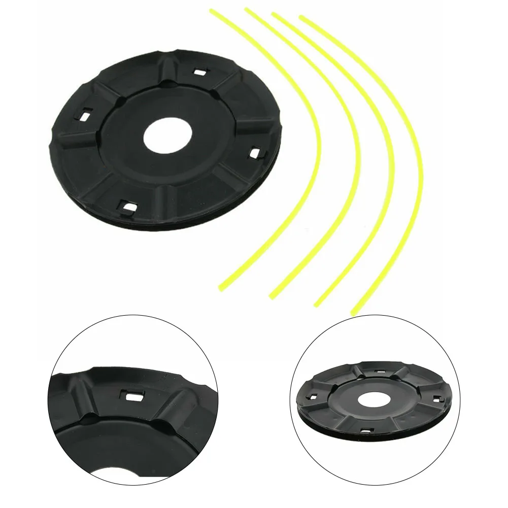 

Новая высококачественная металлическая режущая головка для травы, режущая головка для кустореза, триммер с 4 резчик по линии, запчасти для триммера для газона, замена сада
