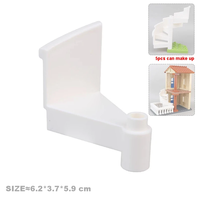 Large Building Block Accessories Set for Creative Construction – Houses, Furniture, Pillars, and Fences for Kids
