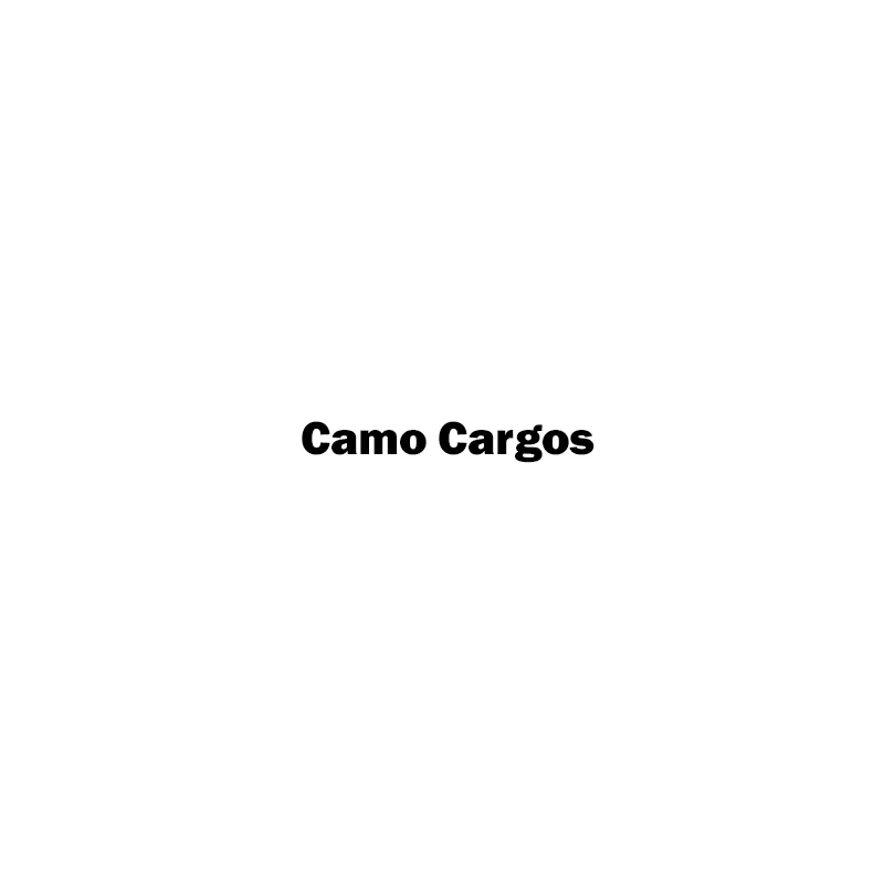 

Camo Cargos