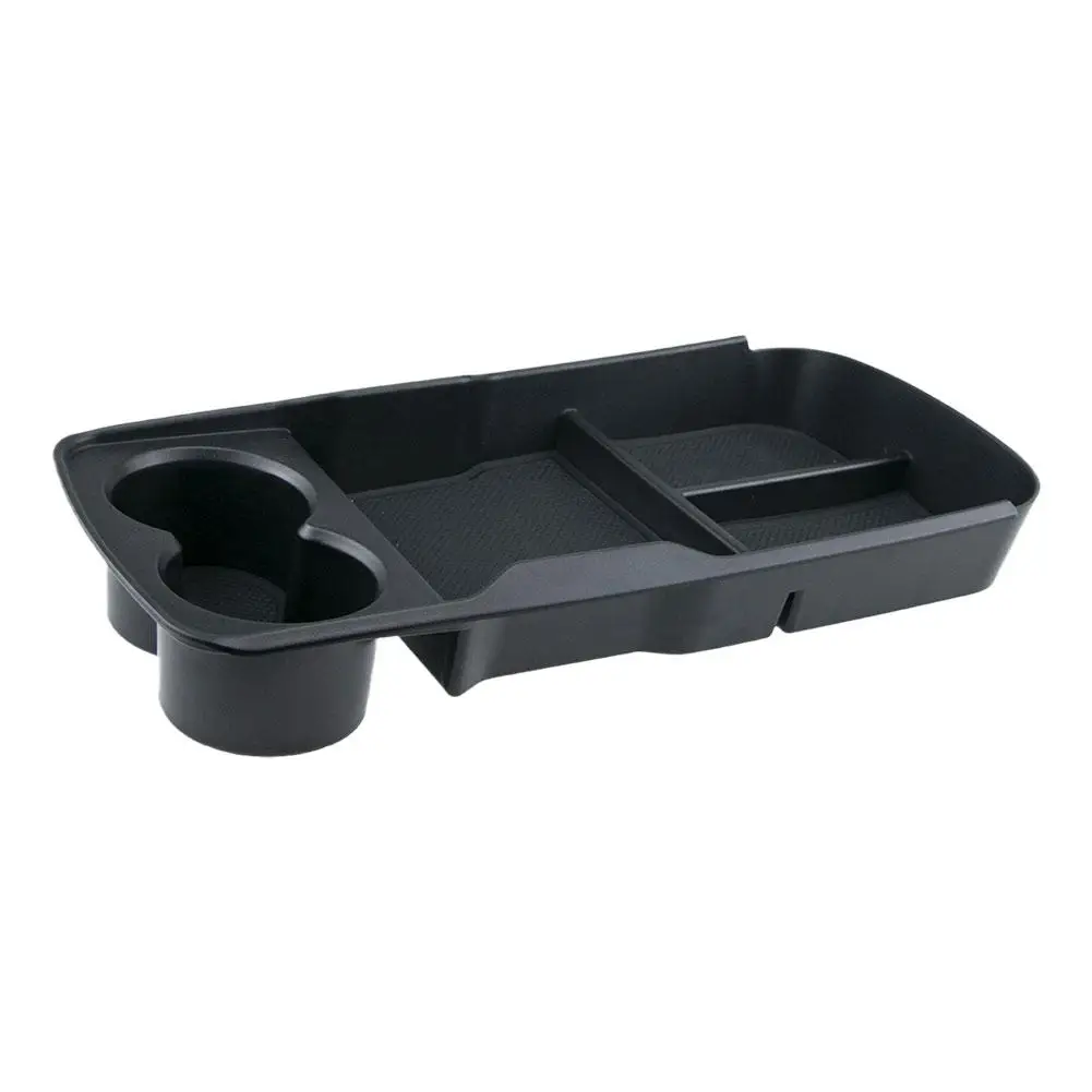 For Kia EV6 2022 2023 ABS Black Interior Armrest Console Central Storage Box Holder Interior Organizer Car Accessories