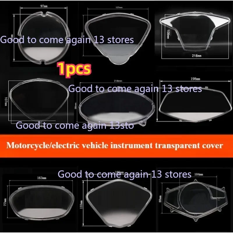 1pcs Motorcycle Speedometer Tachometer Dashboard Instrument Glass Plastic Lens Cover For Scooter Moped ATV Motocross motorcycle dashboard cover
