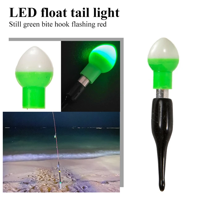 20-2PCS Fishing Floats Tail Light MulticColor Electronic Light