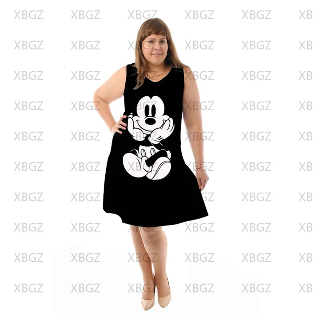 Disney Plus Size Womens Clothing  Plus Size Cartoon Woman Dress