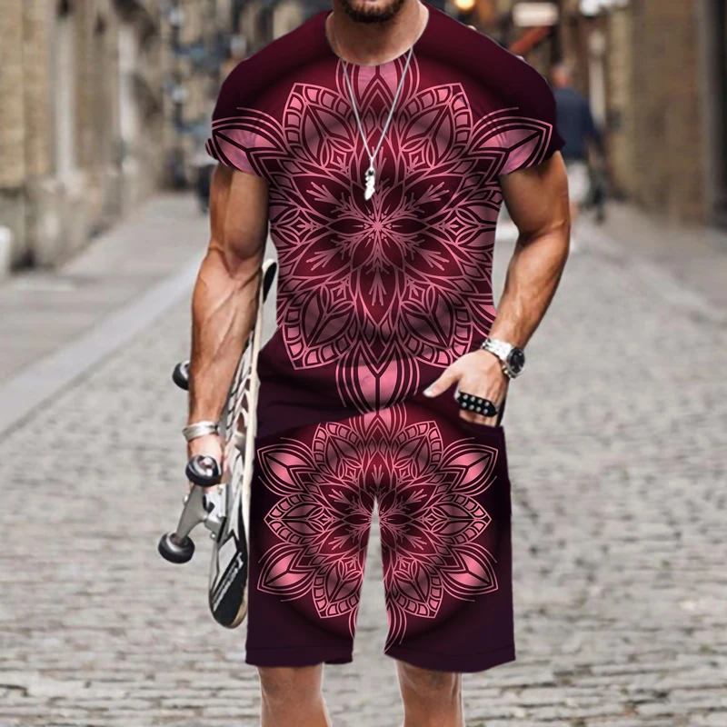 

Футболка мужская с круглым вырезом, Модный комплект, забавная пляжная одежда в стиле хип-хоп, спортивная одежда в уличном стиле Харадзюку, лето 2022