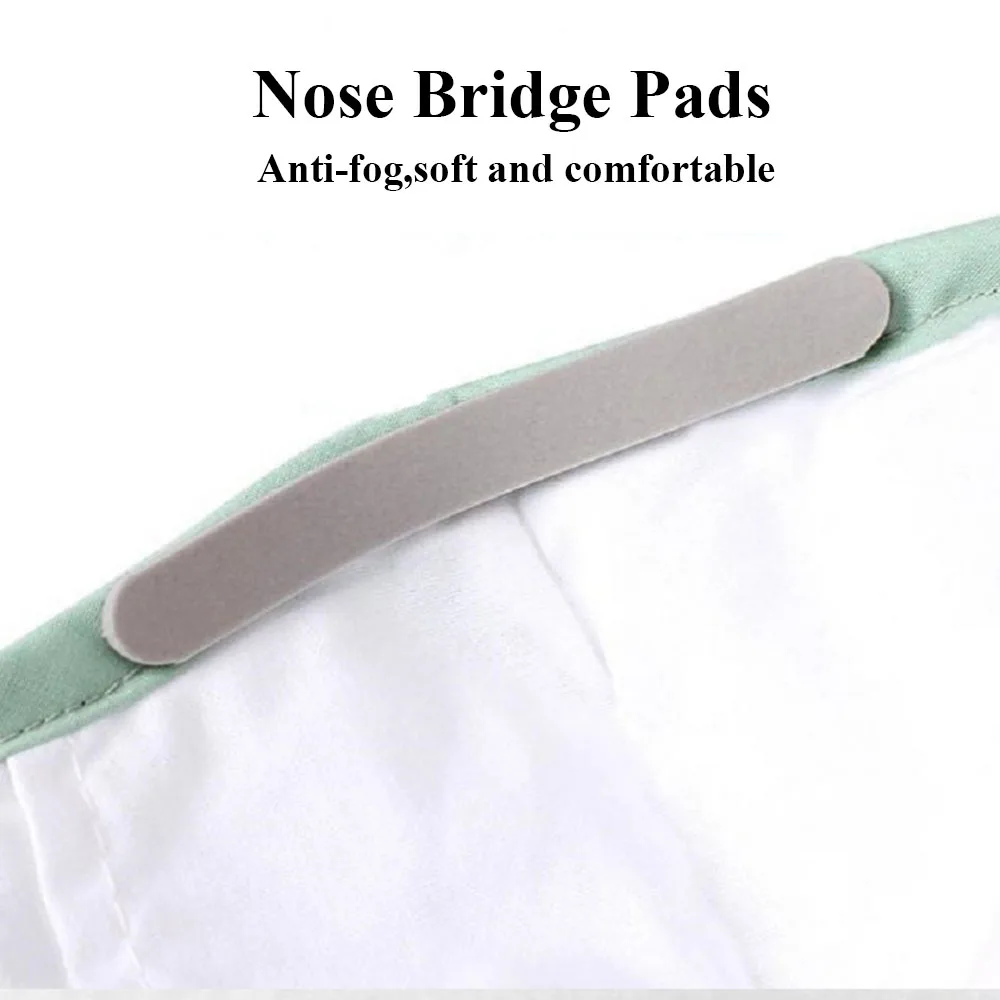 Breathable Microfiber Self-adhesive Mouth Mask Accessories Nose Bridge Pad Sponge Cushion Protection Strip
