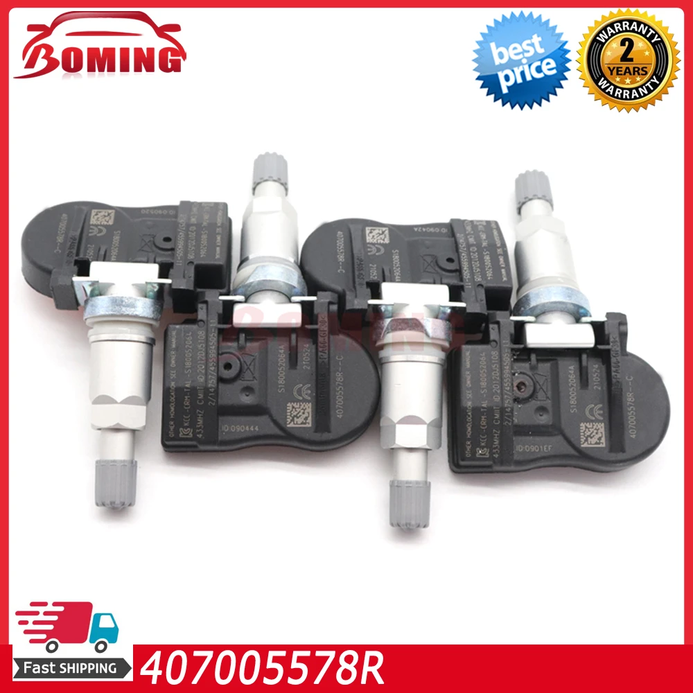 433Mhz TPMS Tire Pressure Monitoring Sensor 407005578R 40700 5578R