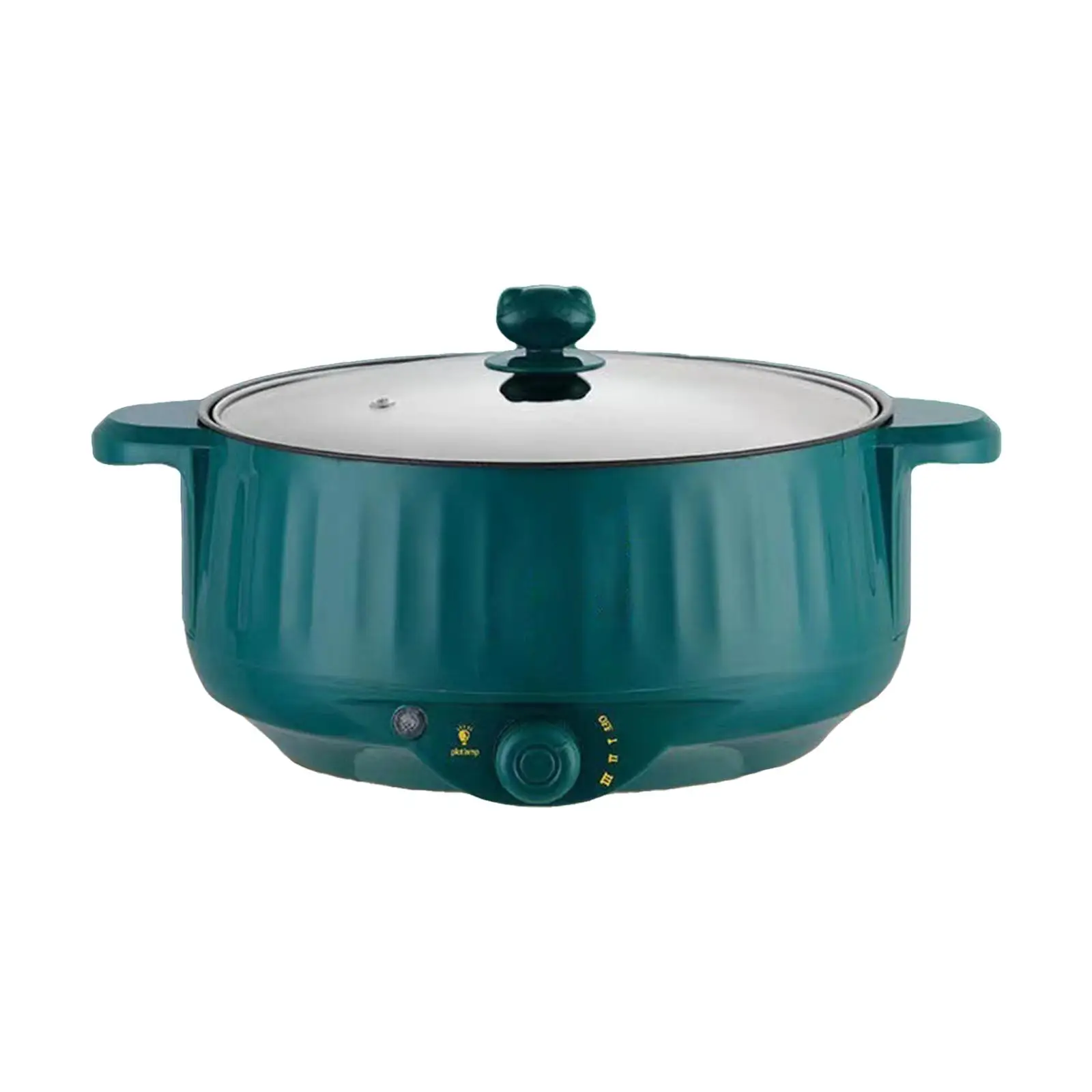 Electric Cooking Pot Nonstick 1.7L Stainless Steel Multifunctional 3 Gear Electric Skillet for Noodles Ramen Porridge Eggs 2