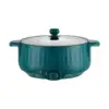 Electric Cooking Pot Nonstick 1.7L Stainless Steel Multifunctional 3 Gear Electric Skillet for Noodles Ramen Porridge Eggs 2