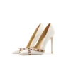 Patent Leather 2025 Star Style Luxury Rivets Women Shoes High Heels Sexy Pointed Toe Pumps Wedding Shoes Evening Dress Shoes 34 1