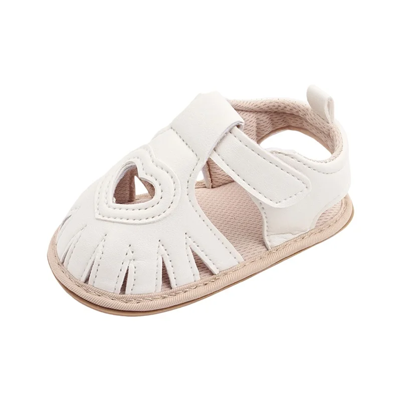 Citgeett Summer Infant Baby Girls Sandals Soft Sole Princess Flats Walking Shoes