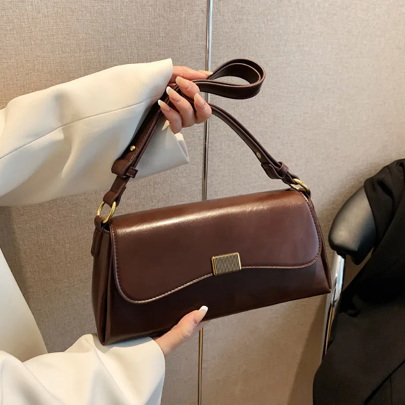 Women's Bag 2023 New Real Leather Lady Fashion Cross-body Messenger Female  Elegant Underarm Shoulder Bag High-level Zip Handbag - AliExpress