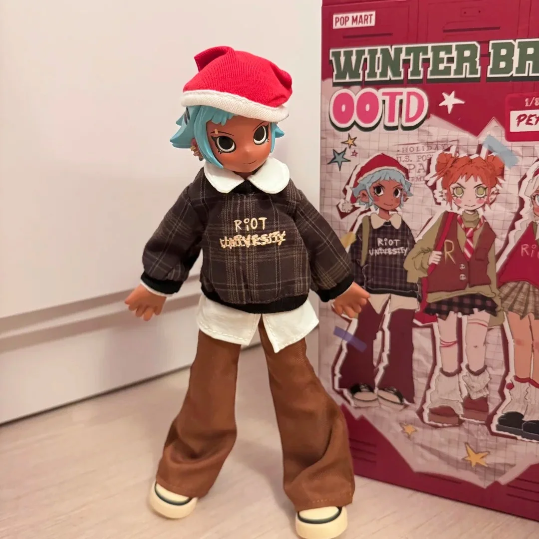 Pop Mart Peach Riot 1/8 Bjd Blind Box Winter Break Ootd Series