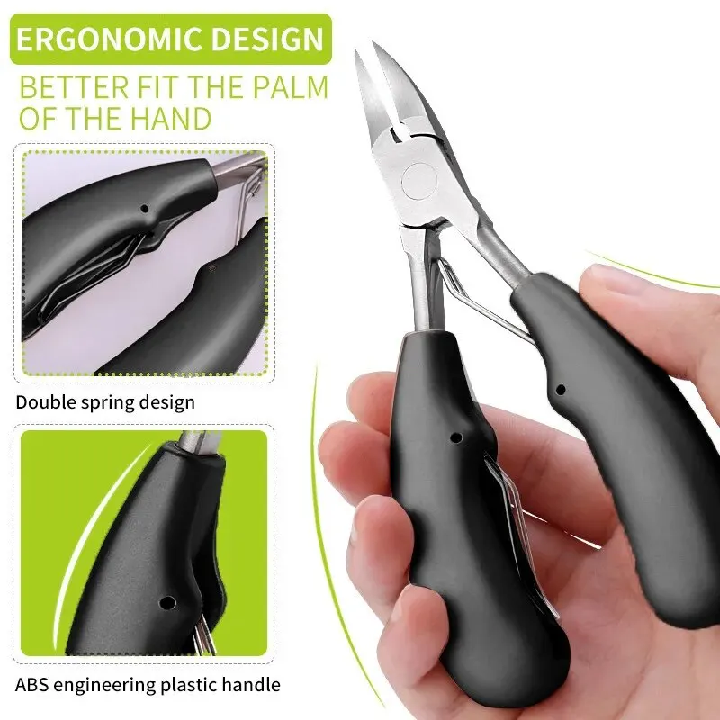 YJ-1 Nail Groove Special Nail Clippers Set Toe Scissors Pedicure Knife Eagle Nose Pliers Household Sharp Mouth Pliers Artif