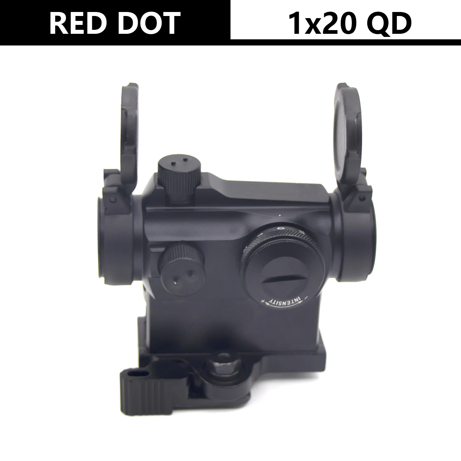 

1x20 Red Dot Sight Tactical Rifle Scope Optical Reflex Sight with Mount Quick Detach Airsoft Hunting Holographic Collimator Dot