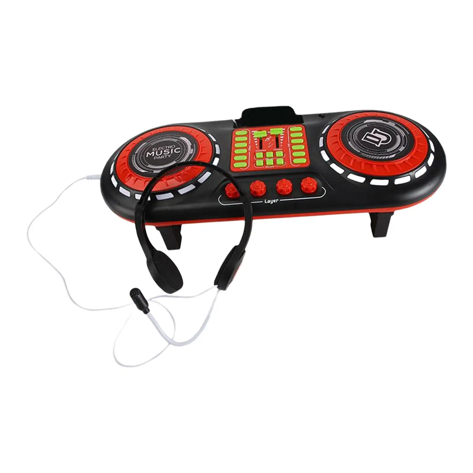 

DJ Mixer for Kids Toys DJ Turntable Music Mixer Hand-Eye Coordination Party toys kids DJ Mixer Gift Music Toys for 3+ Years Boys