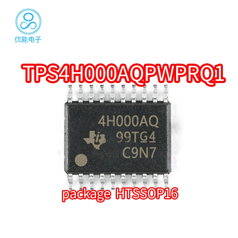 

TPS4H000AQPWPRQ1 трафаретная печать 4H000AQ HTSSOP16 автомобильный блок питания IC