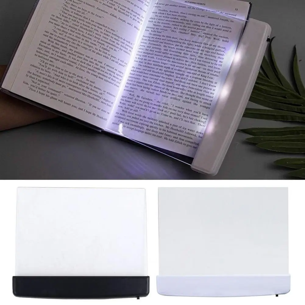 Reading Light Lightweight Portable Clear LED Book Full Page Light Durable Study Lamp Board for Home School