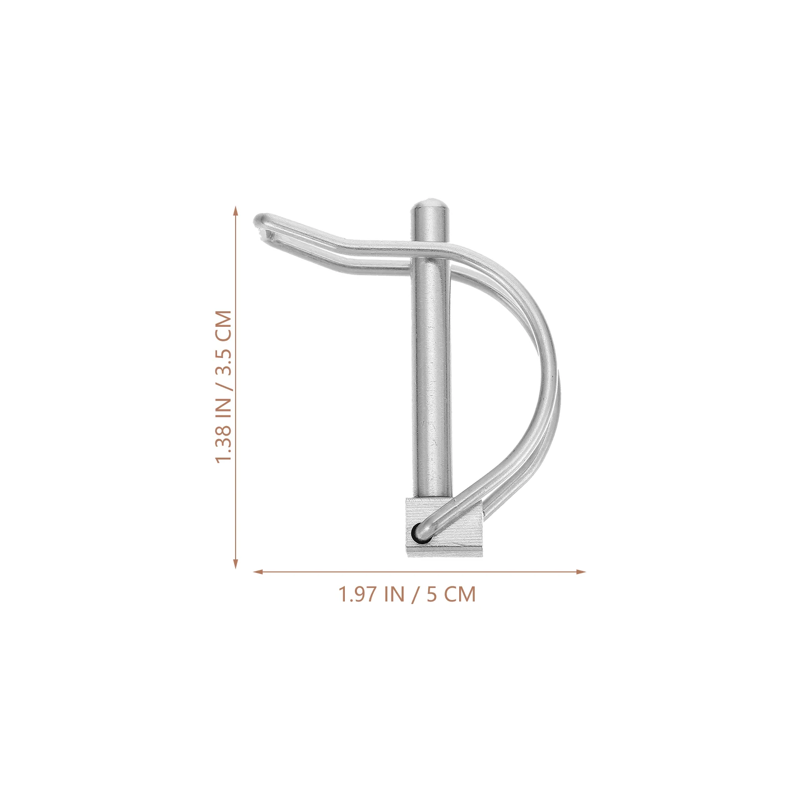 Trailer Coupler Quick Release Pin 2 Pcs Towing Safety Wire Lock Shaft Locking Coupler For Lawn Marine Loading Boat Hitch Hook trailer coupling lock