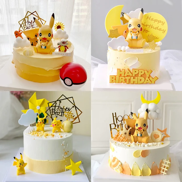 Pokemon Birthday Cake Decorations  Printable Pokemon Cake Toppers - Anime  Pokemon - Aliexpress