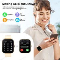 New Smart Watch 2.01 Inch HD Display Answer Make Call Message Preview Sport Modes smartwatch DIY Dial Weather Forecast Men Women - Image 2