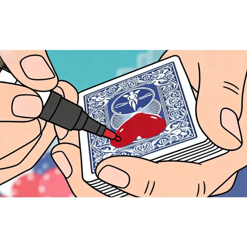 J.C 매직의 스마트 하트 마술 ? 하트가 서명된 카드를 찾고, 그림이 그려진 하트가 사라지고, 선택한 카드에 다시 나타난다. 클로즈업 마술, 거리 마술