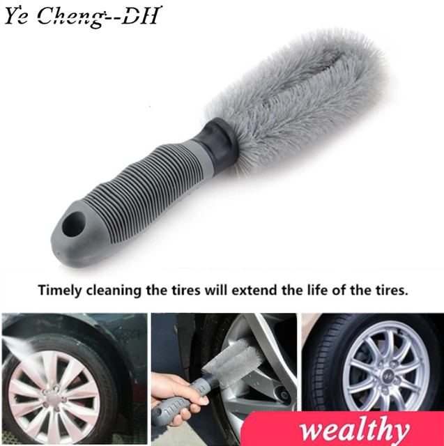 Car Wheel Brush Car Tire Brush Rim Cleaner Brush Wheel Rim Brush Wheel  Brushes For Car Detailing Accessories Car Rim Cleaning - AliExpress