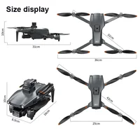 HOT-4K Professional HD Dual Camera New L600 PRO MAX GPS Drone 5KM 3-Axis Gimbal 360 Obstacle Avoidance Brushless Quadcopter Toy 4