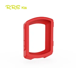 Silicone Protective Cover for Bicycle Computer - Fall Prevention, Waterproof, Dustproof, Lightweight (Red)