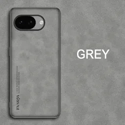 Premium Sleek Leather Case - Skin Friendly Anti - Drop Protection Cover - Goog Pixel 10 Pro XL (Grey)