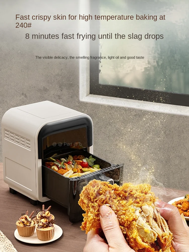 Supor Visual Air Fryer Intelligent Multifunctional Deep Frying Pan 5L Large Capacity Home New Air Fryers Kitchen Appliances 3