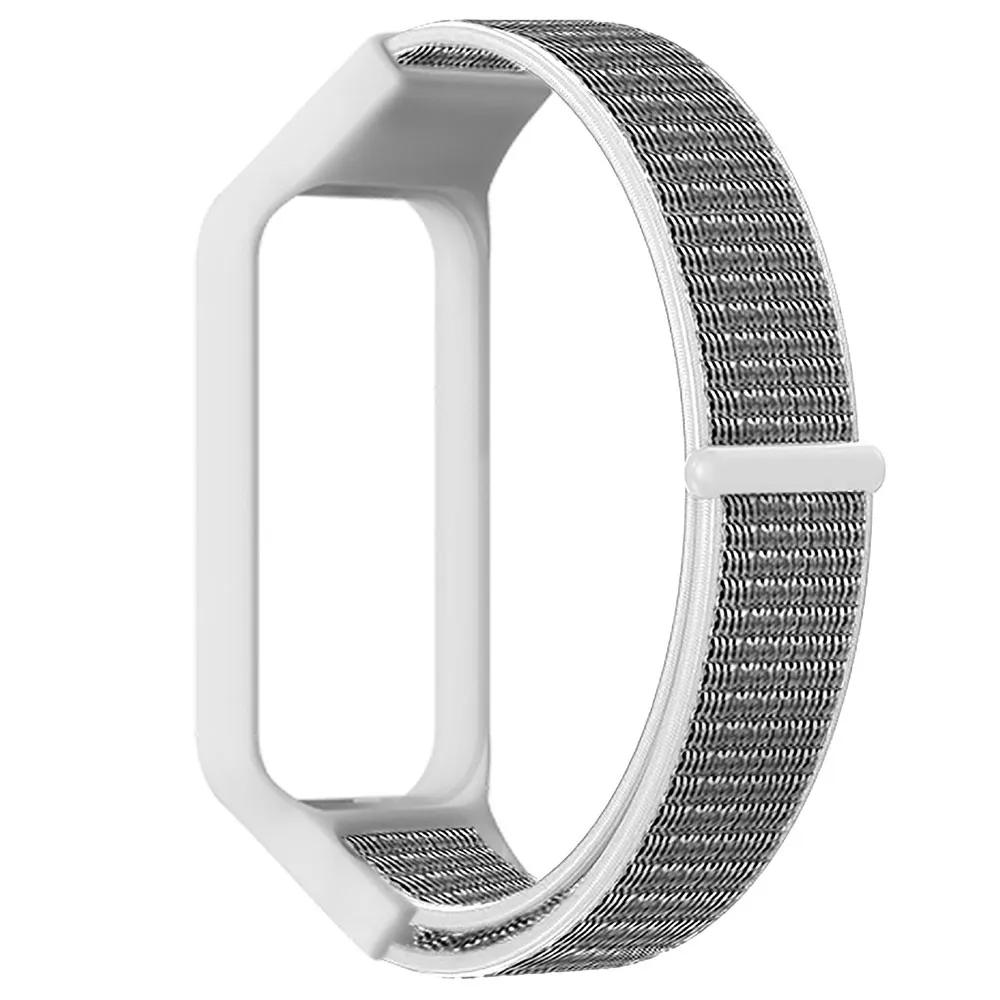 Nylon Loop Watchband with Protective Case for Smart Watches - Stylish Strap Accessory
