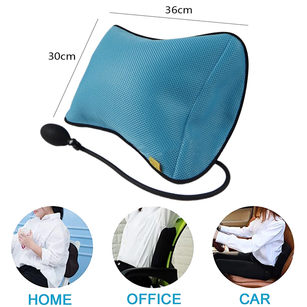 A0662-Tcare Portable Inflatable Lumbar Support Cushion/Massage