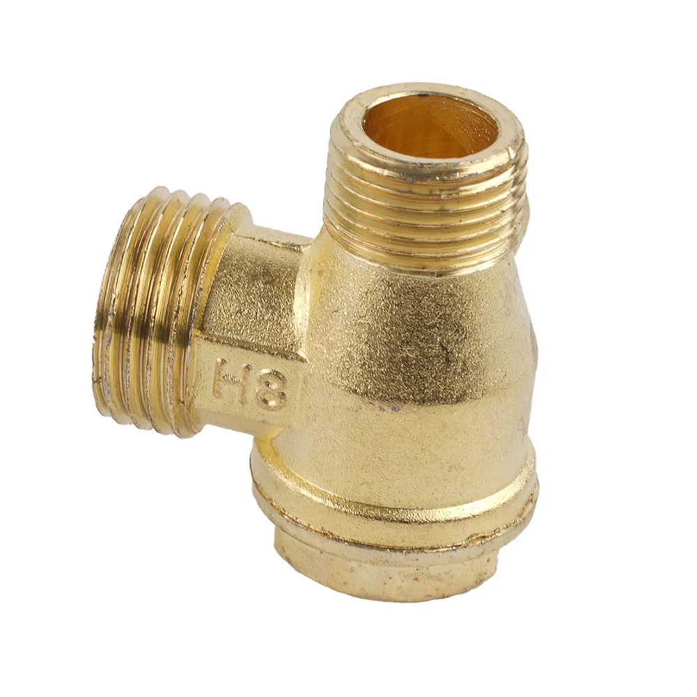 

200/400/600 мм воздушный компрессор обратный клапан и выхлопная труба с 3 портами G1/8 цинковый сплав Воздушный компрессор запчасти комплект аксессуаров