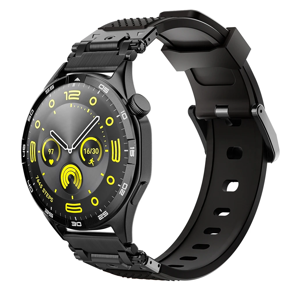 Versatile 22mm Rubber Loop Watch Strap