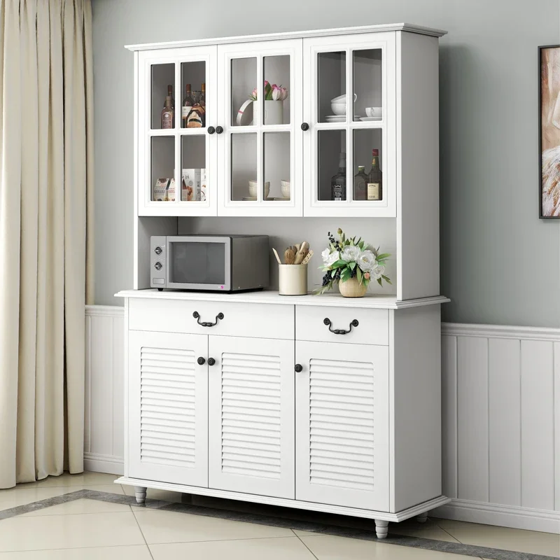 White Bar Cabinet Sideboard Storage Cupboard Nordic Dresser Wardrobe Filing Sideboard Modern Bar Luxury Cajonera Salon Furniture