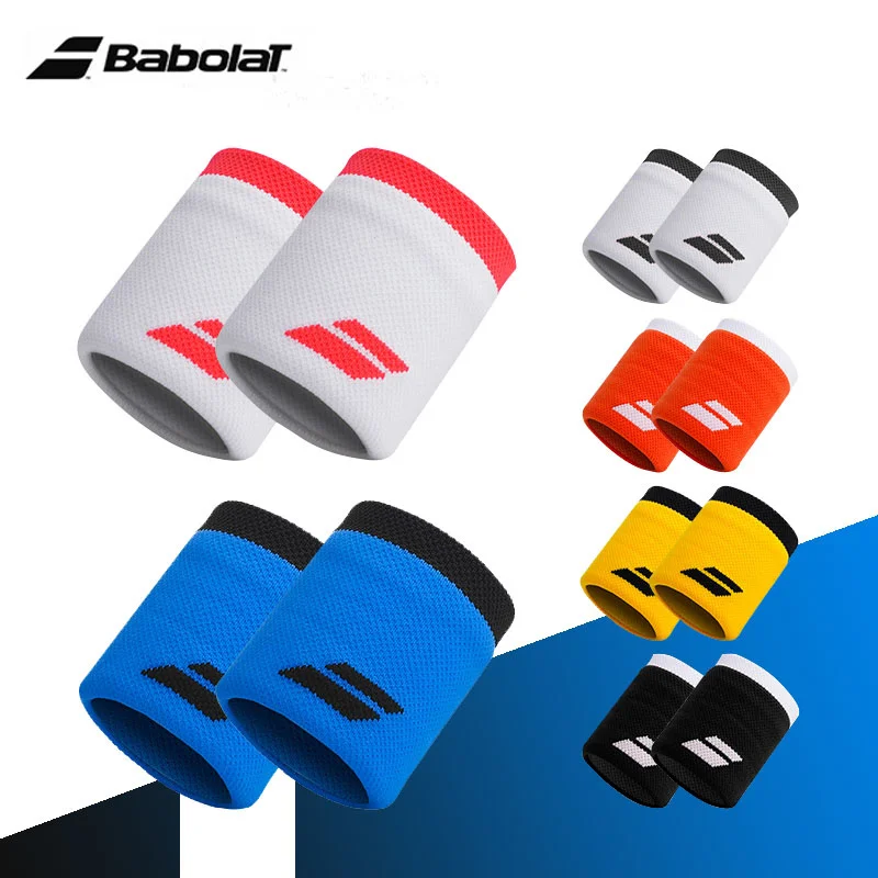 Babolat Tennis Wristband Wipe Sweat Absorb Sweat Wrister Tennis Accessories Men's Wrister Guard Badminton Squash Tenis tennis accessories