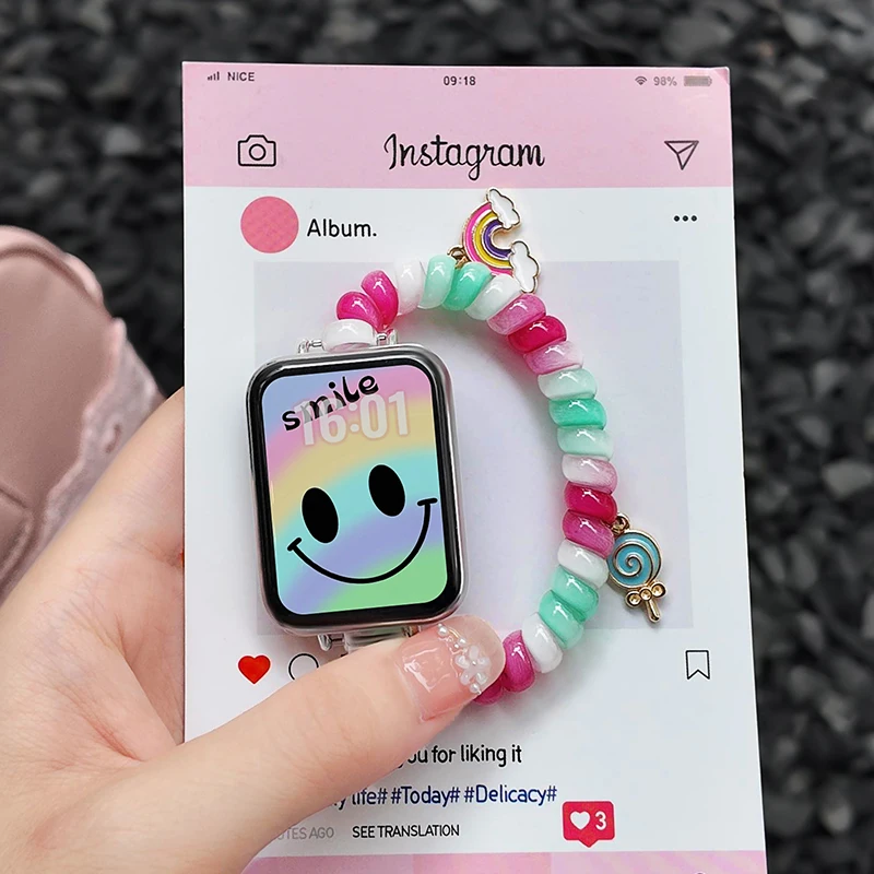 Elastic Stretchable Scrunchie Bracelet Strap