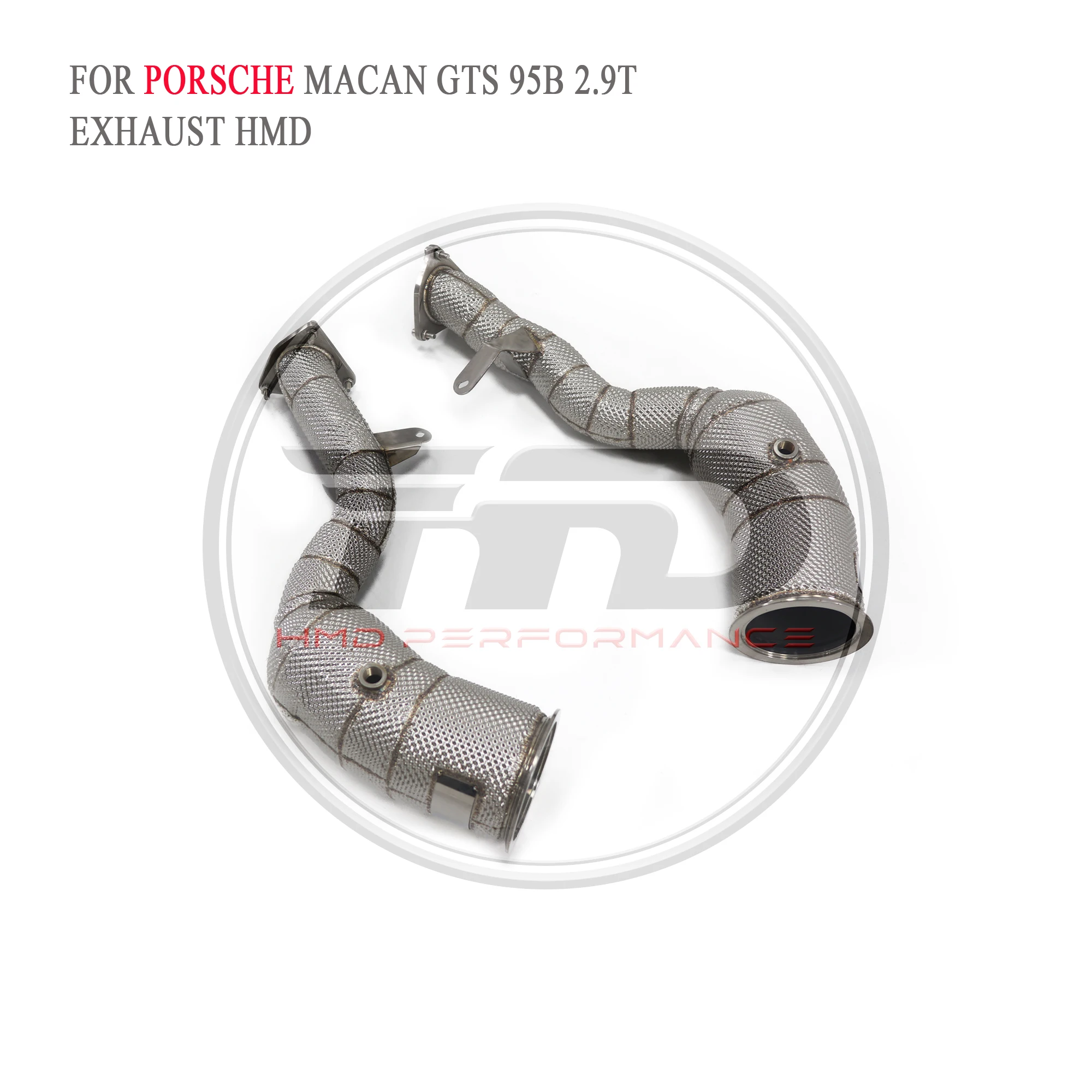 

HMD Exhaust System High Flow Performance Downpipe for Porsche Macan GTS 95B 2.9T With Heat Shield