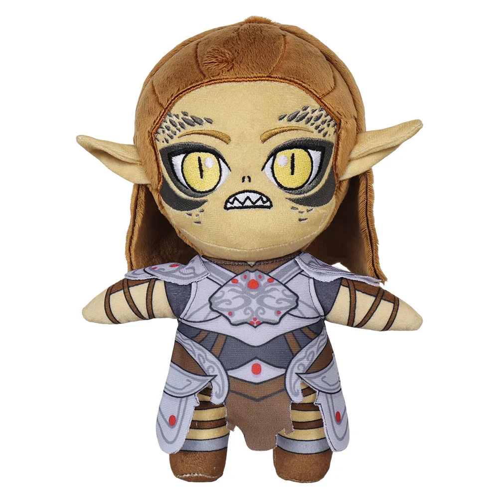 Game Baldur Cos Gate Laezel Shadowheart Kalak Astarion Cosplay Plush Cartoon Soft Stuffed Mascot Birthday Xmas Gifts