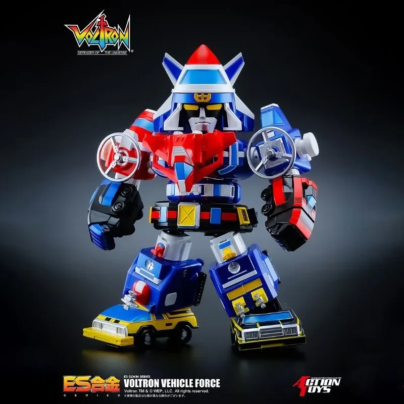 Action Toys Es Metal Beast King Golion Es-26 Es-Gokin Series Voltron Vehicle Force Action Figure Robot Model