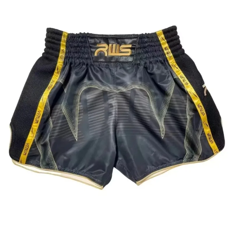 Sports Shorts MMA Training Shorts Muay Thai Gym Fighting Fitness Combat Sports Pants Embroidery Style Original Boxing Trunks